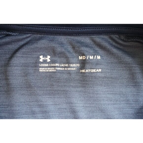Under Armour Men's Blue Quarter-Zip Pullover – Size M - Picture 3 of 9